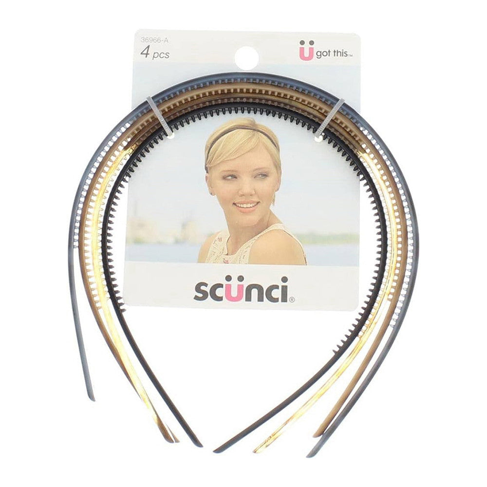 Scunci Dream-Imagine-Create No-Slip Grip All Day Hold Wideband Thin Headband